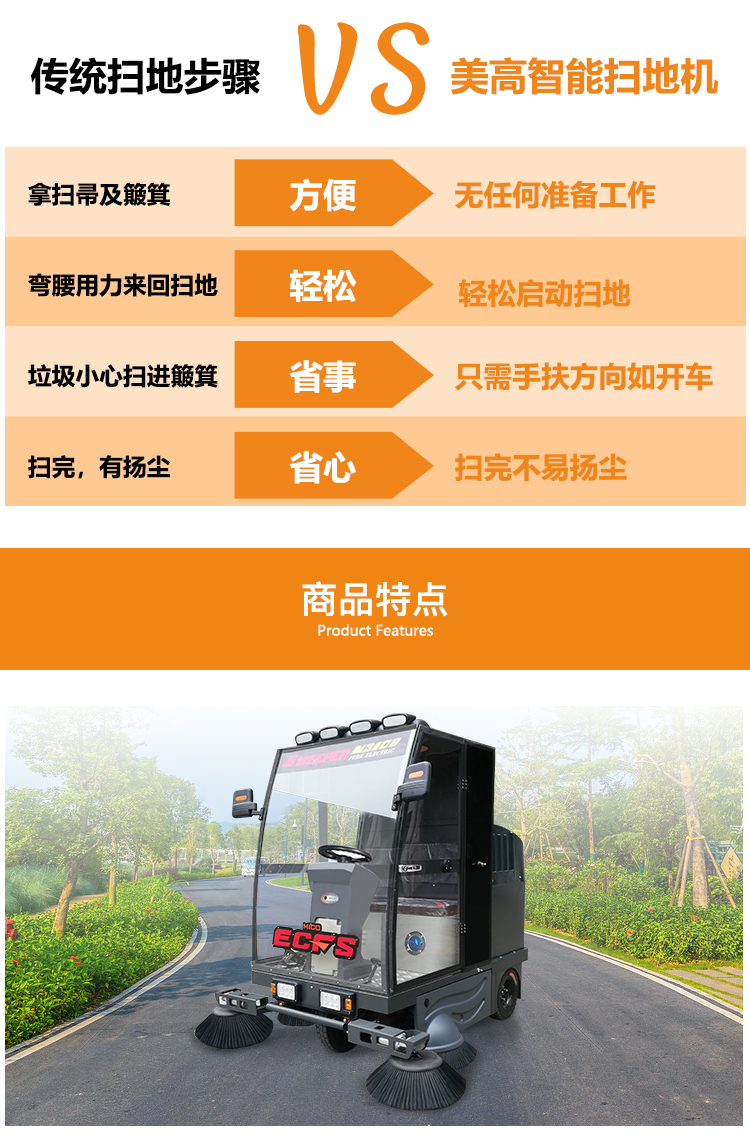 M3108FB駕駛式掃地車